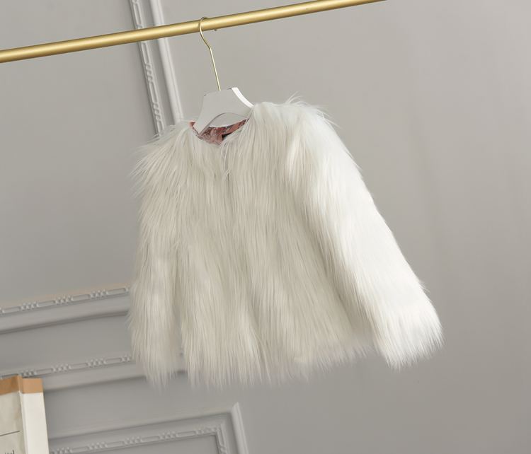 GV Catherine Girls’ Faux Fur Jacket  GVCouture   