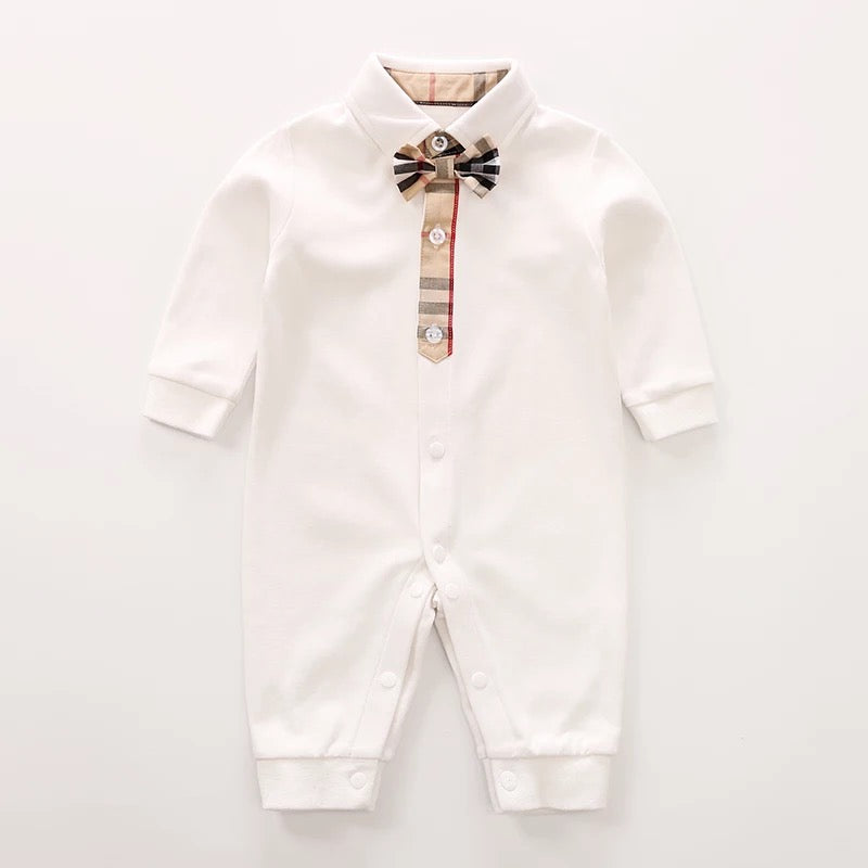 Short sleeve designer onesie